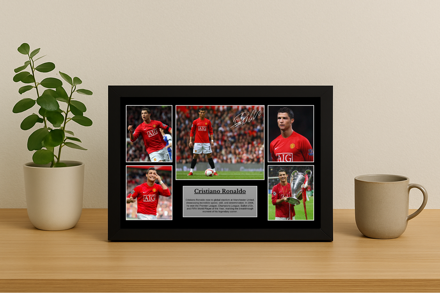 Cristiano Ronaldo Man United Poster