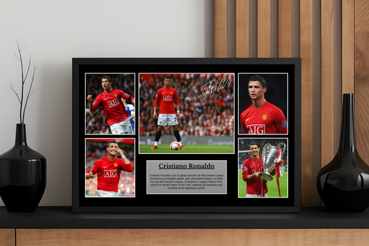 Cristiano Ronaldo Man United Poster