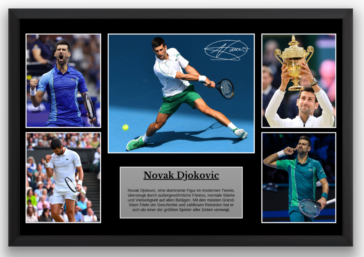 Novak Djokovic Poster