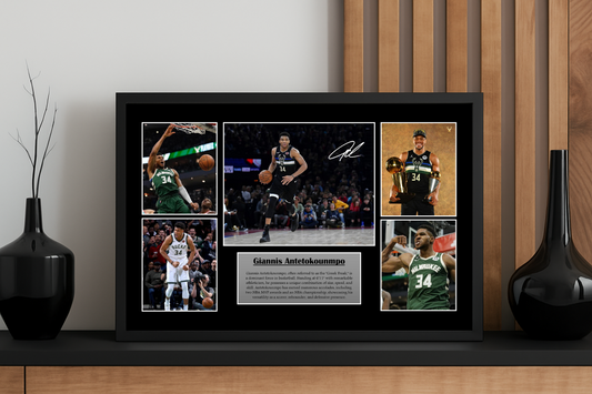 Giannis Antetokounmpo Milwaukee Bucks Poster