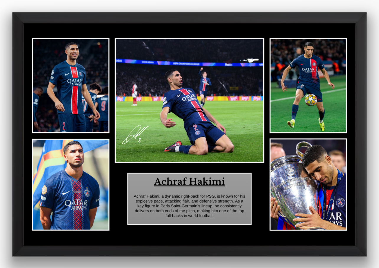 Achraf Hakimi PSG Poster