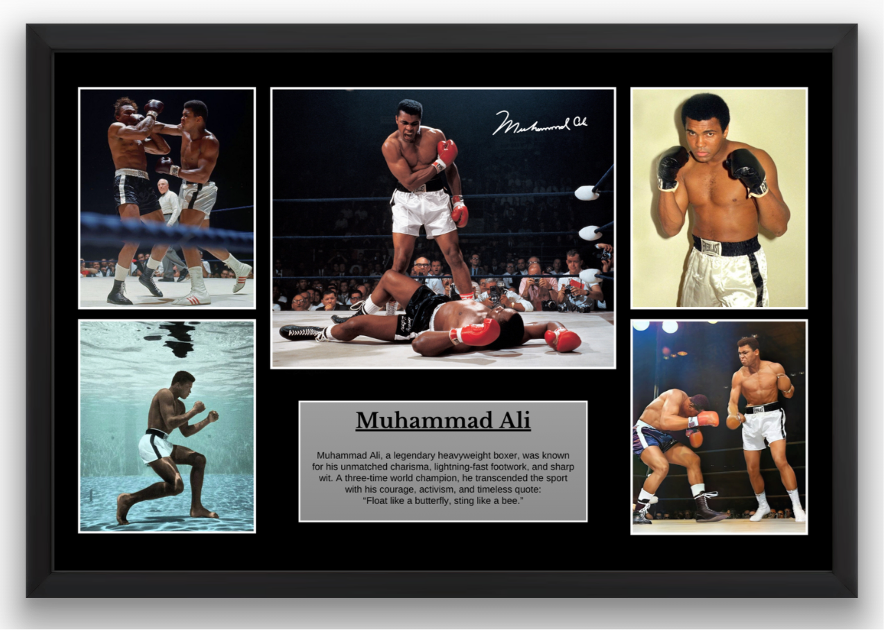 Muhammad Ali Boxing Legend Poster