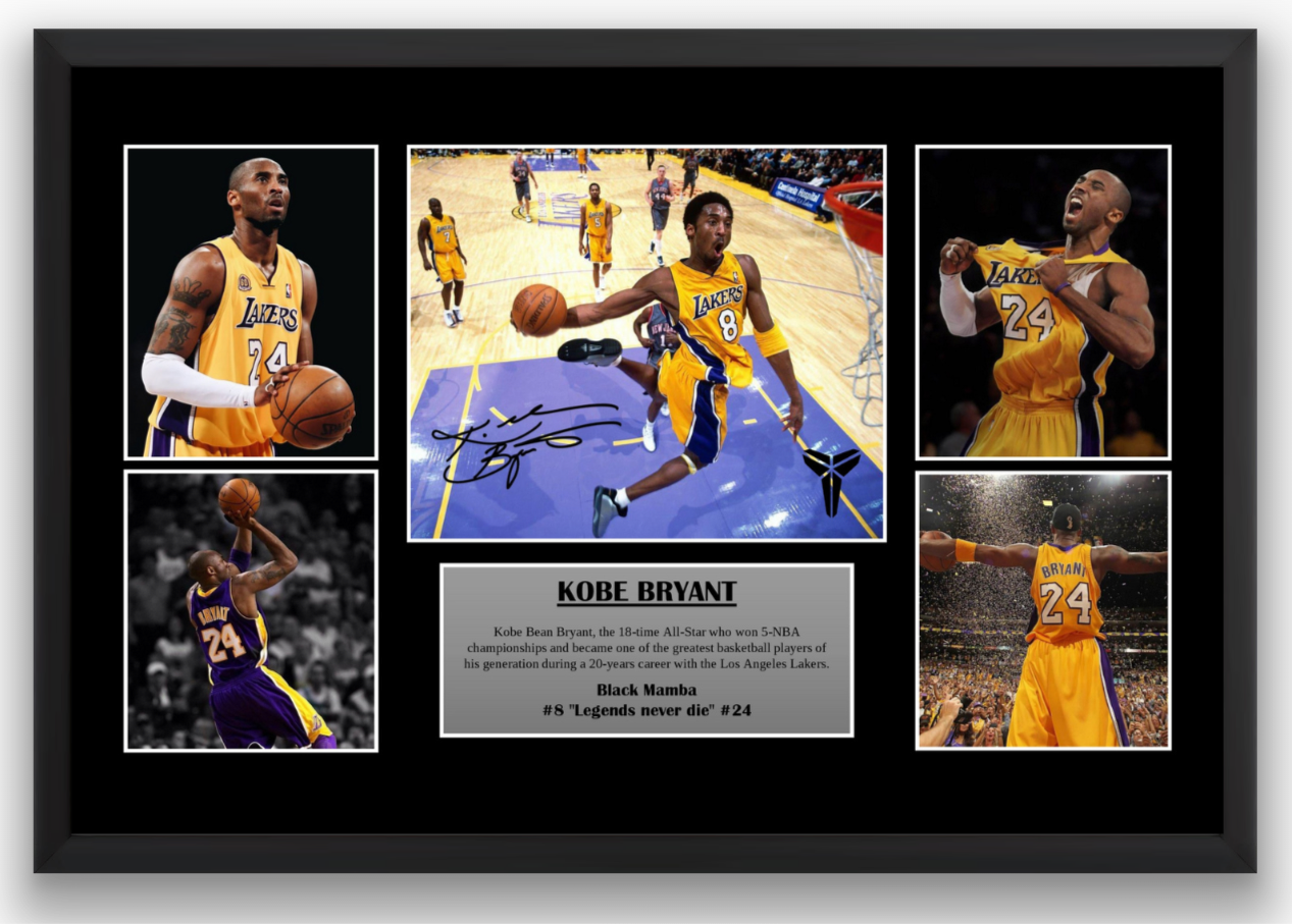 Kobe Bryant Los Angeles Lakers Poster