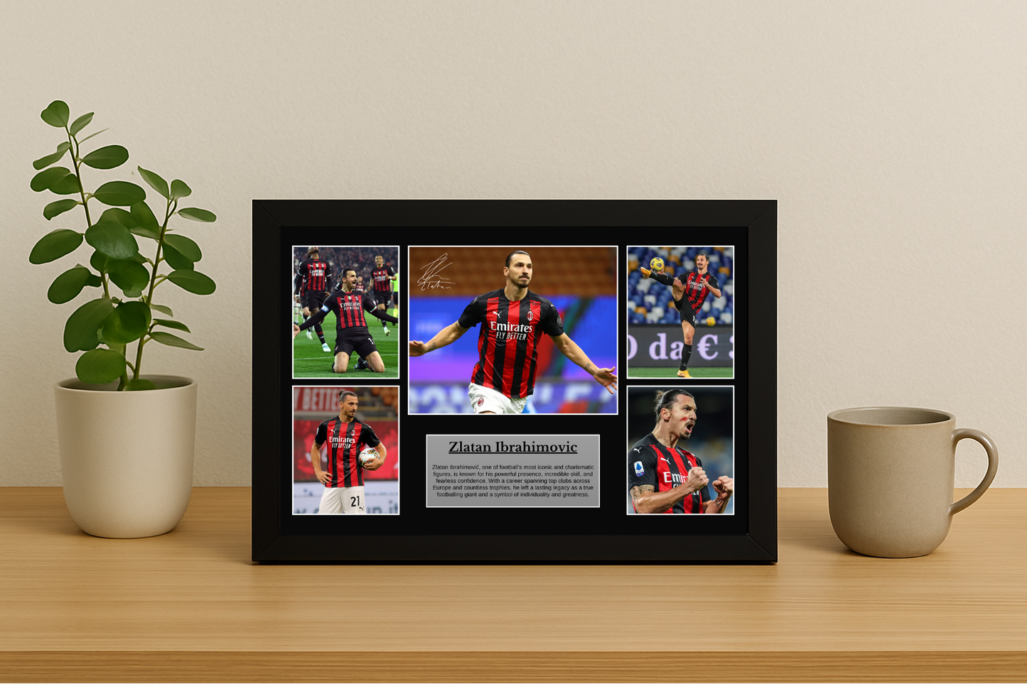 Zlatan Ibrahimović AC Milan Poster